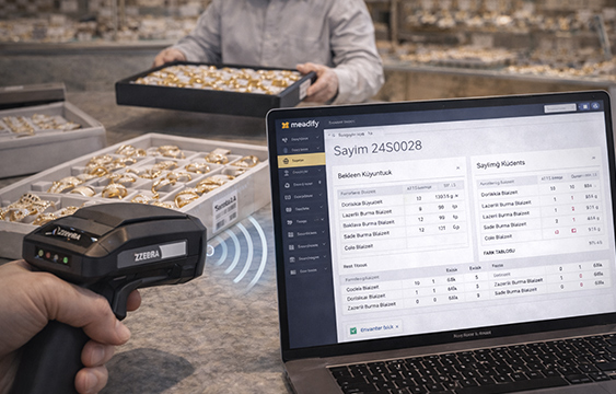 Barkod ve RFID ile ürün kaydını hızlı bulma