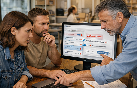 İstisna yönetimi: yeniden deneme ve manuel gönderim