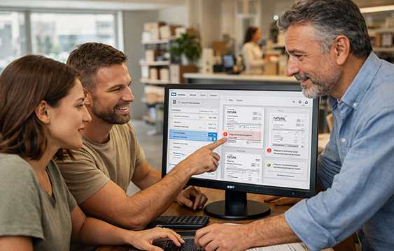 PDF arşivi ve gelen faturalar tek panelde