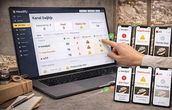 Kanal sağlığı ve ürün durumu kontrolü